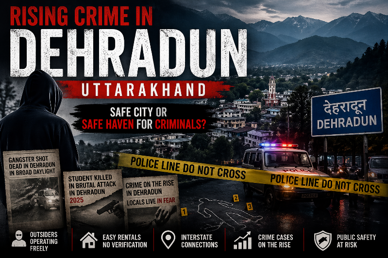 Why Are Criminals Choosing Dehradun and other cities Uttarakhand as a Hideout?
